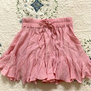 PINK laurel & love ruffled skirt
